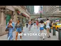 Download Lagu New York Manhattan Summer Walk, Broadway, 6th Avenue, Madison Avenue, 42nd Street, 57th Street, 4K