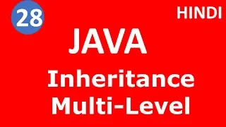 Multi level inheritance in java Java Tutorial HINDI