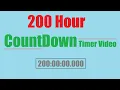 200 HOURS Countdown Largest Timer Ever