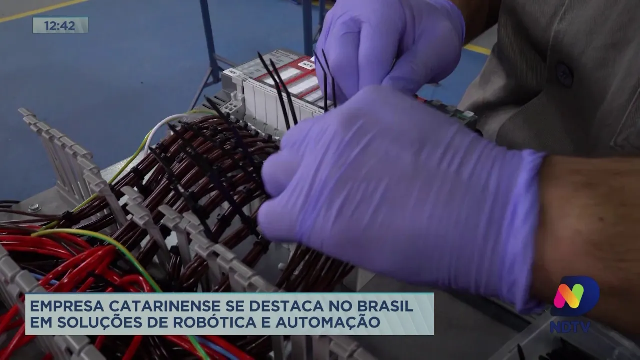 Empresa catarinense se destaca no Brasil em soluções de robótica e automação