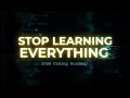 Stop Learning Everything and follow my Developer roadmap to Succeed in 2026