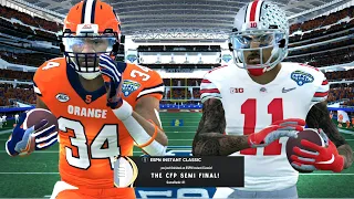 An INSANE CFP Semi Final Game NCAA Football 14 Revamped Playoffs Ohio State vs Syracuse Gameplay