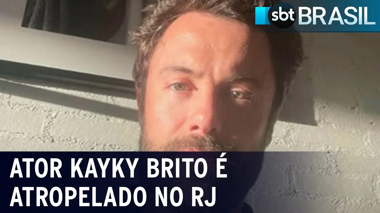 Ator Kayky Brito fica em estado grave após atropelamento no Rio de Janeiro | SBT Brasil (02/09/23)