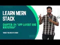 MERN Stack Project Tutorial - App Layout With Bootstrap MERN Stack Tutorial In Hindi