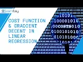 Cost Function Gradient Descent in Linear Regression - Machine Learning