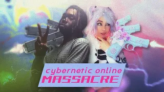 CYBERNETIC ONLINE MASSACRE ft RustyFawkes AyumiVirtualOneesan Vtuber Rap