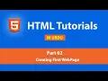 HTML Tutorial in Urdu Part 2 - How to Create HTML file Run HTML file Hindi Urdu Tutorial