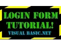 Visual basic - Login Form Tutorial