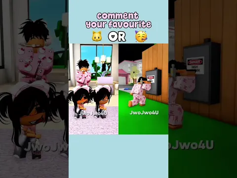 🐱 OR 🥳 comment your favourite 👯 exum shuffle TREND #roblox #shorts