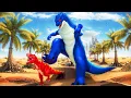 Download Lagu Big Godzilla VS. Little T-Rex… Who Wins?! | Funniest Dinosaur Battle EVER 😂