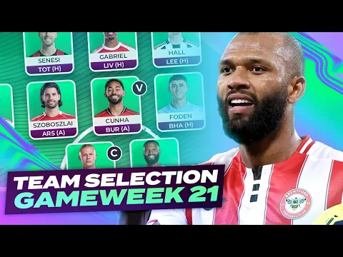 Video Thumbnail: TOP 10,000! 🌎 FPL TEAM SELECTION GAMEWEEK 21 🔥 | Fantasy Premier League Tips 2025/26