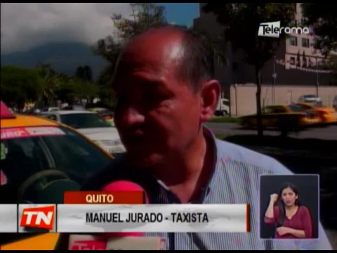 Taxistas protestaron en Quito por control a los informados