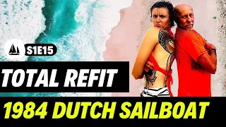 Sailboat Refit & Sailboat DIY Hard Dodger Designs Steel Motorsailer ( Living on a Boat in Florida )