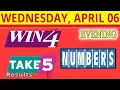 TAKE5 WIN4 NUMBERS EVENING Lottery drawing for April 6 2022