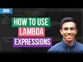 New to Java 8 Lambda Expressions - Tutorial