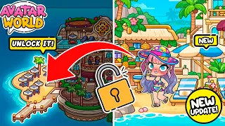 LLEGO la NUEVA PLAYA SECRETA en ✨Grand Hotel 🛎️AVATAR WORLD *nueva actualizacion *SECRETOS Y MONEDAS