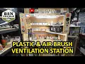 Plastic Airbrush Ventilation Station