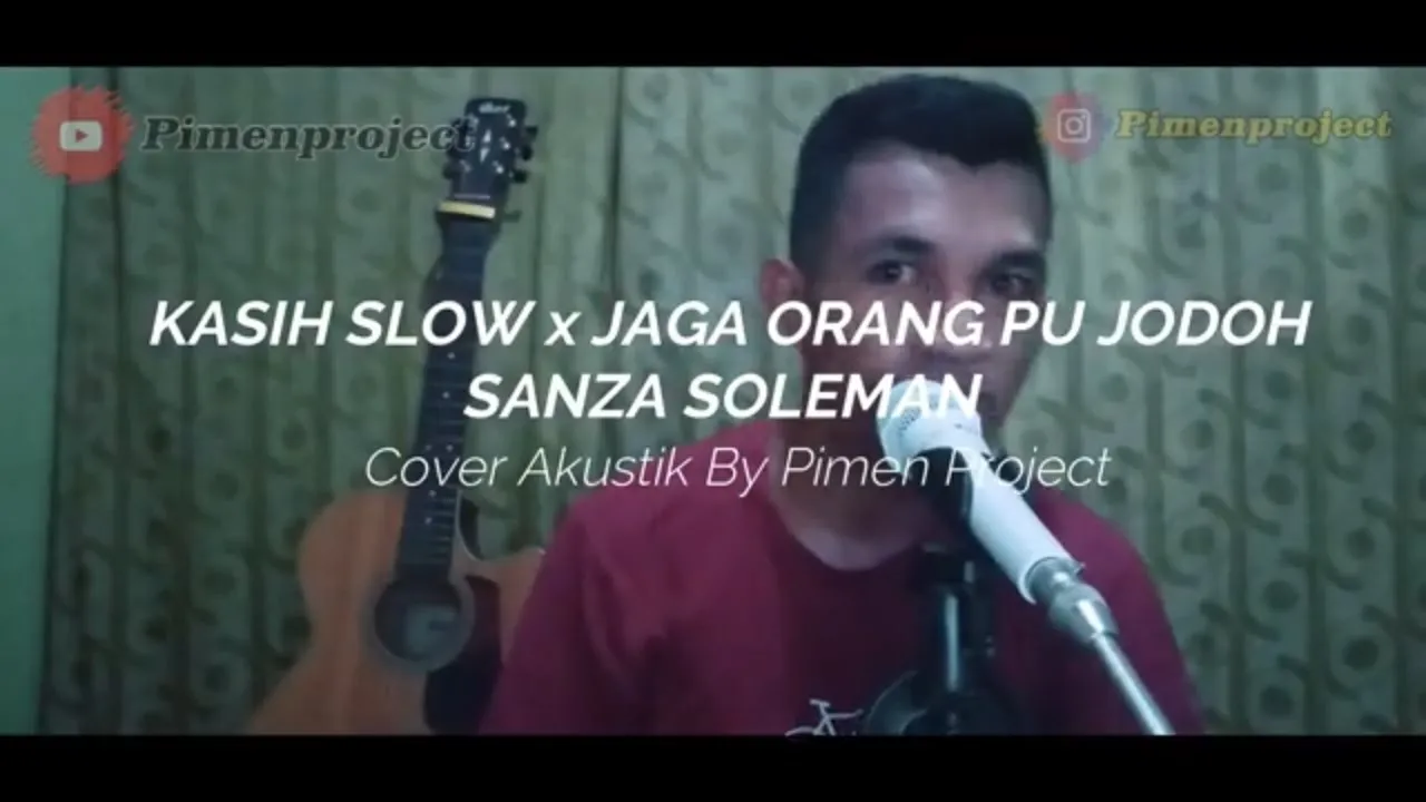 SANZA SOLEMAN - KASIH SLOW x JAGA ORANG PU JODOH (Cover Akustik By Pimen)