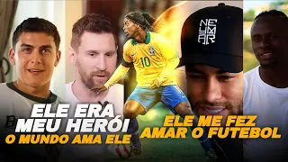 GRANDES JOGADORES FALANDO DO RONALDINHO GAÚCHO