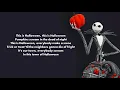 The Citizens of Halloween - This Is Halloween (Lyrics)