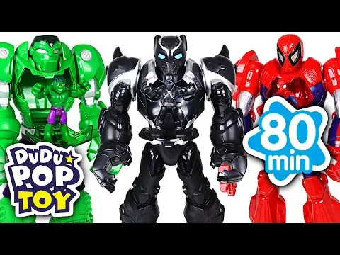 Download MP3 March 2018 TOP 10 Videos 80min Go! Avengers, Paw patrol and PJmasks - DuDuPopTOY
