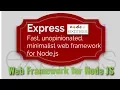 node js tutorial in English 2018 express generator tool to generate node js skeleton application