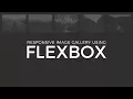 Responsive Image Gallery Using Flexbox HTML CSS