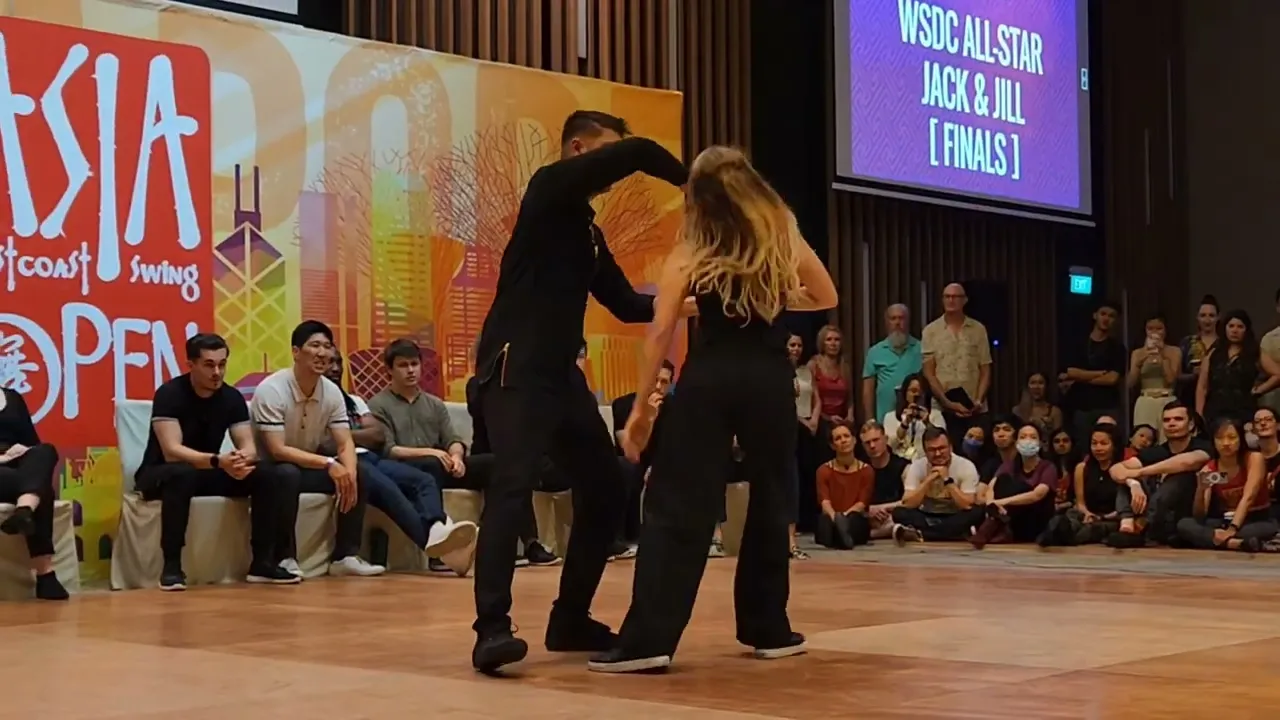"Titanium" Zachary Skinner & Emma Collyer - All Star J&J 4th place Asia WCS Open 2023