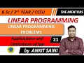 Linear programming problems Lecture 8 applications and limitations of lpp