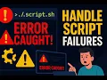 Bash Script Error Handling Real-World Server Scenario Become Cloud Administrator
