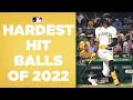 Absolute rockets These are the hardest hits of the 2022 season