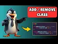 How to Add or Remove Class in Javascript