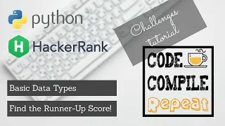 Python Find the Runner Up Score Hackerrank Solution
