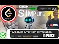 LeetCode 1920 Build Array from Permutation In-Place O 1 Space Solution Explained