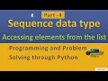 in accessing elements from list in hindi