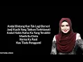 ANTA PERMANA LIRIK SITI NURHALIZA