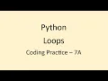Coding Practice 7A Loops Python NxtWave CCBP