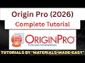 OriginPro for Researchers How to Plot XRD Data Smooth Curves Create Stacked Graphs