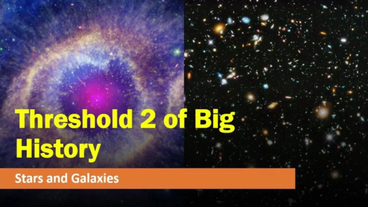 Threshold 2 of Big History: Stars and Galaxies