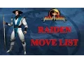 Mortal Kombat 4 - Raiden Move List