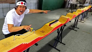 worlds longest fingerboard park uag f b factory 