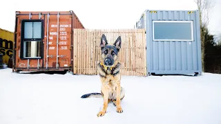 Her New Home (connecting our shipping containers round 2)