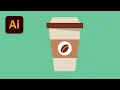 Design a Coffee Cup in Adobe Illustrator - Tutorial Step-by-Step