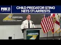 Florida teen rescued child predator sting leads to 171 arrests