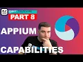 Robot Framework And Appium - Appium server capabilities and parallel executions