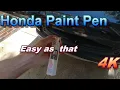 Honda Paint pen how simple to cover a chip