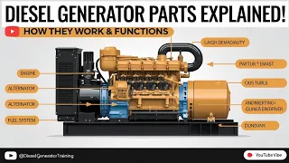 Diesel Generator Training working principle of Electric Generator parts of generators