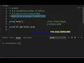 Python Programming part1 - print function