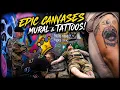 We Let Epic Canvases Transform Our Tattoo Shop The Results Are INSANE 7 Sins Tattoos Piercings