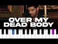 Drake - Over My Dead Body (piano tutorial)
